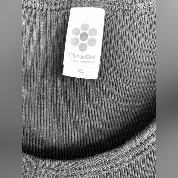 New American Apparel Women's Classic Rib Knit Tank Top- large and XL available - Picture 4 of 5